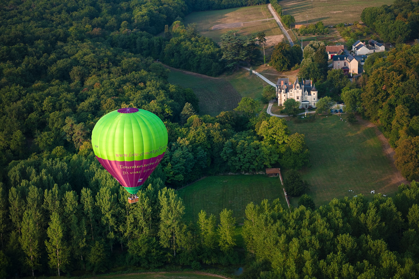 Parc De Fierbois : Montgolfiere