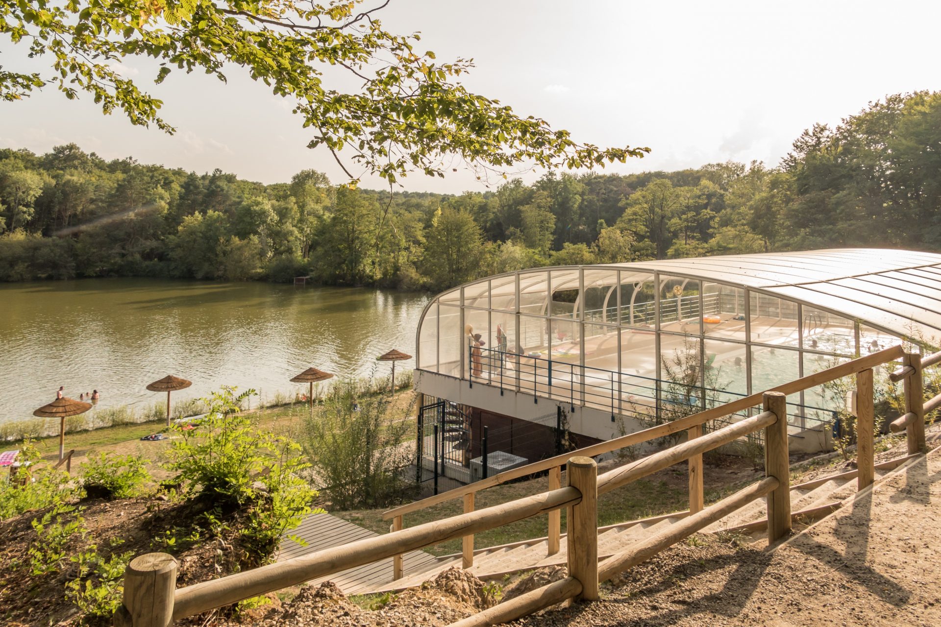 Parc De Fierbois : Piscine Couverte Plage