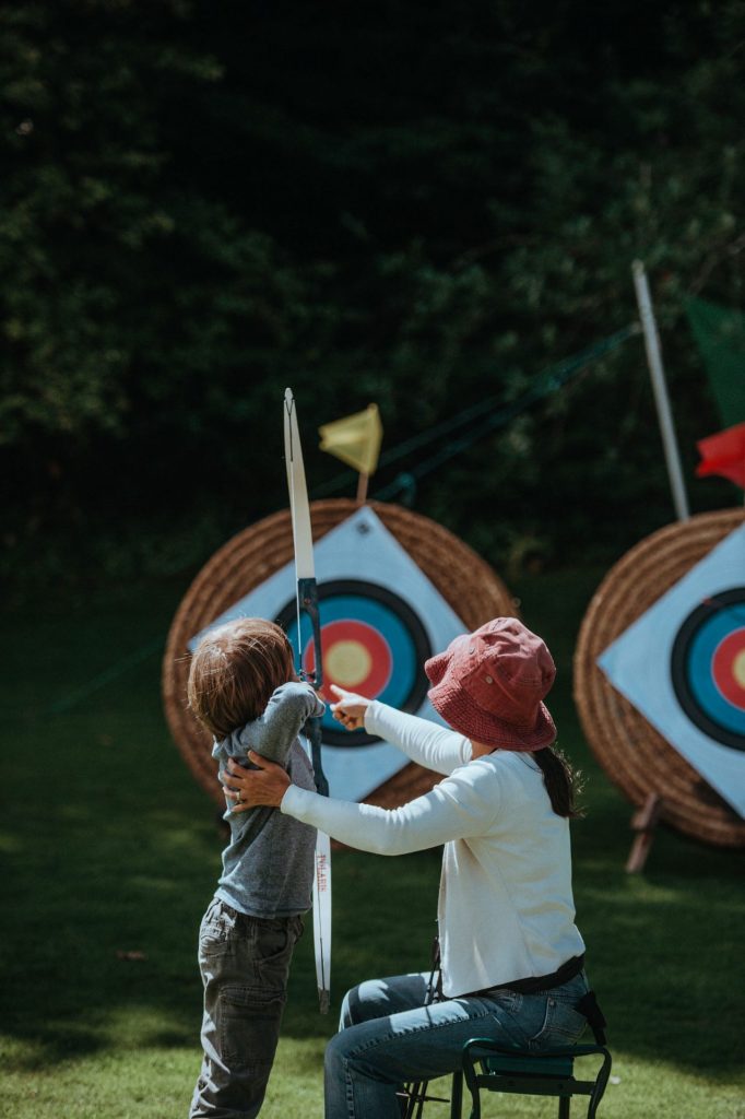 Activité tir à l'arc et animations sportives en camping près de Tours