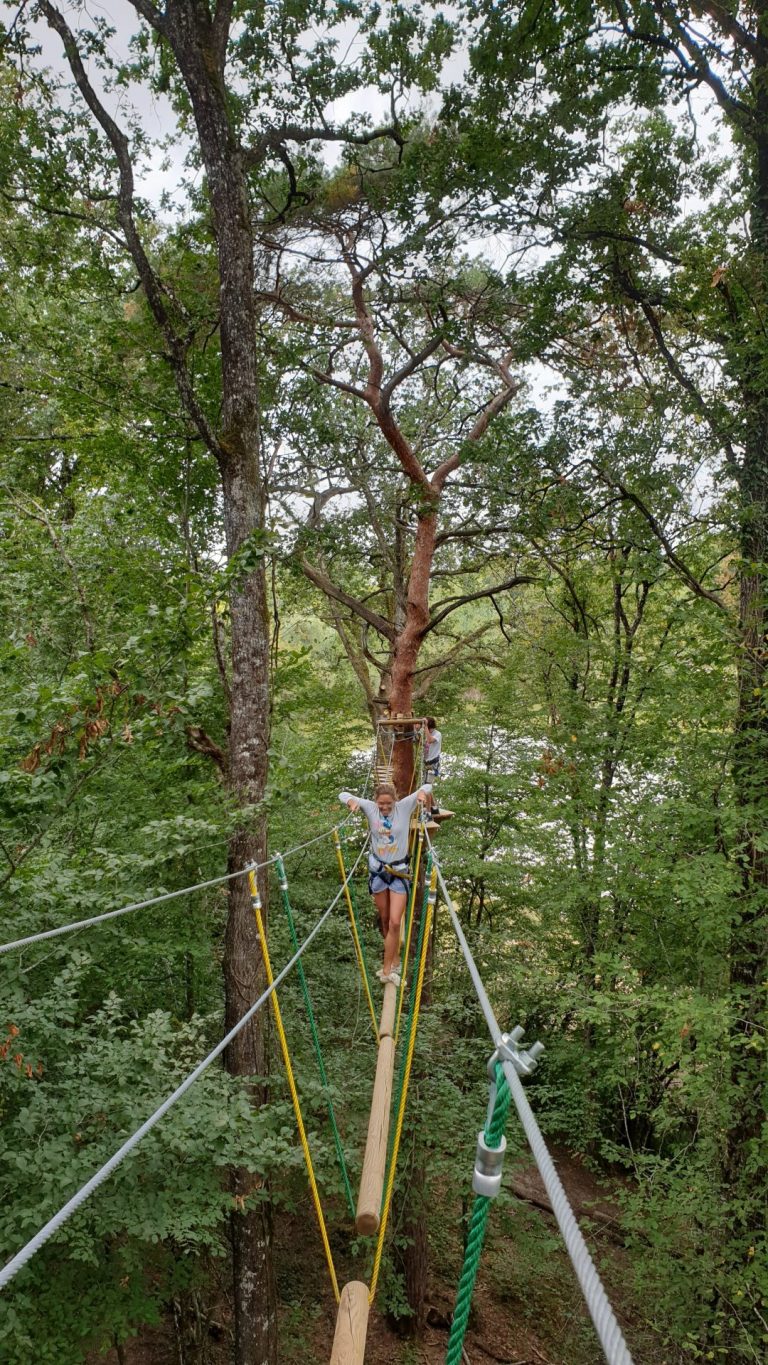 Parc De Fierbois : Activités accrobranche camping 5 étoiles val de loire