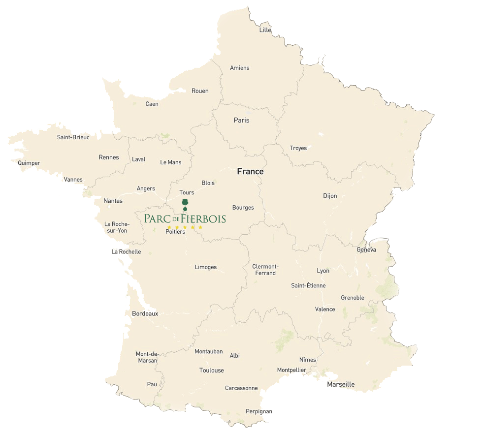 Parc de Fierbois: France Fierbois Map