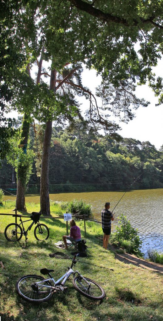 Lac du Parc de Fierbois, camping proche Tours Indre et Loire